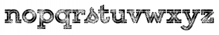 Gist Rough Upright Black Three Font LOWERCASE