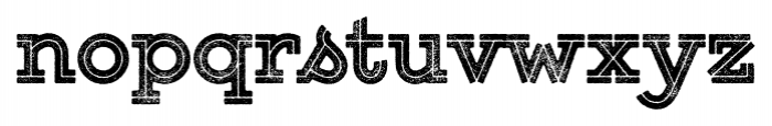 Gist Rough Upright Black Font LOWERCASE