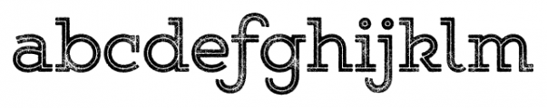 Gist Rough Upright Bold Font LOWERCASE