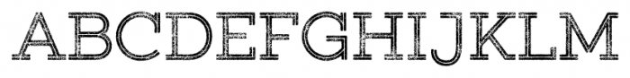 Gist Rough Upright Regular Two Font UPPERCASE