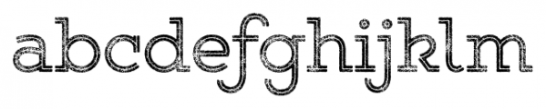 Gist Rough Upright Regular Two Font LOWERCASE