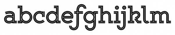 Gist Upright Bold Font LOWERCASE