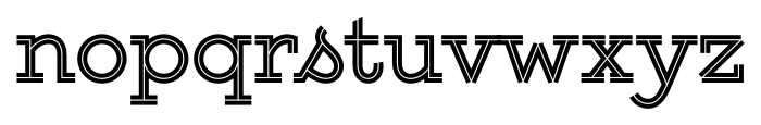 Gist Upright Bold Font LOWERCASE