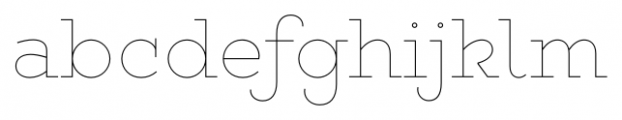 Gist Upright Line Light Font LOWERCASE