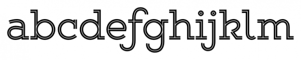 Gist Upright Font LOWERCASE