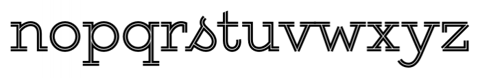 Gist Upright Font LOWERCASE