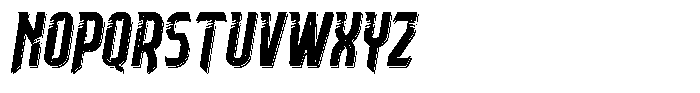 Giallorossi Claw S Inline Italic Font UPPERCASE