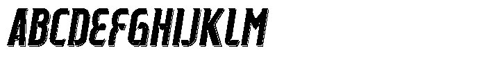 Giallorossi Claw S Inline Italic FONT