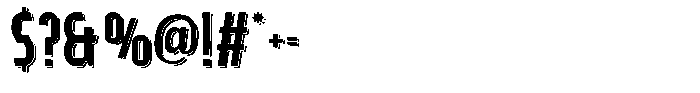 Giallorossi Claw Shadow Inline Font OTHER CHARS