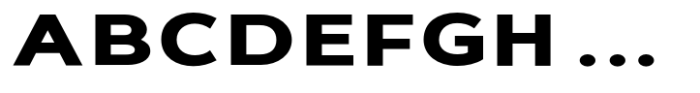 Giane Gothic sans Black Expanded Font UPPERCASE