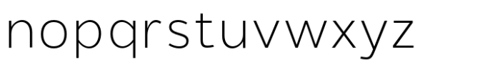 Giane Gothic sans Extra Light Font LOWERCASE