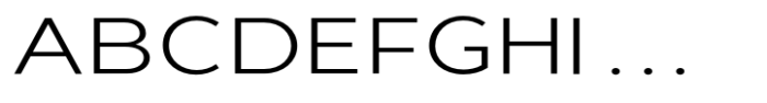 Giane Gothic sans Light Expanded Font UPPERCASE