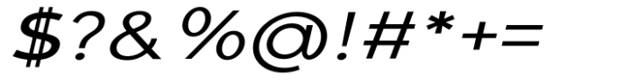 Giane Gothic sans Medium Italic Expanded Font OTHER CHARS