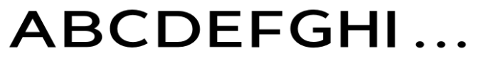 Giane Gothic sans Semi Bold Expanded Font UPPERCASE