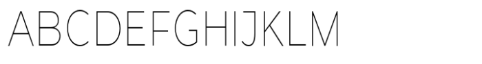 Giane Gothic sans Thin Condensed Font UPPERCASE