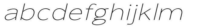 Giane Gothic sans Thin Italic Expanded FONT