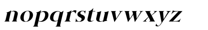 Giane Heavy Alt 2 Italic Font LOWERCASE