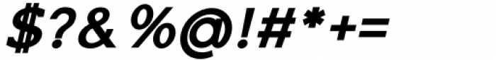 Giane Sans Bold Italic Font OTHER CHARS