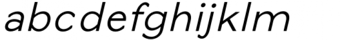 Giane Sans Italic Font LOWERCASE