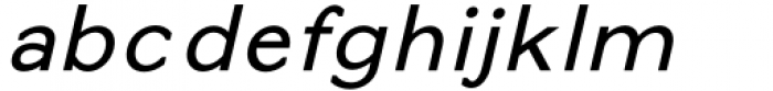 Giane Sans Medium Italic Font LOWERCASE