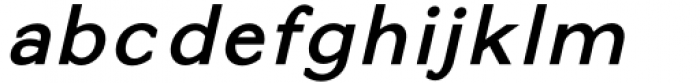 Giane Sans Semi Bold Italic Font LOWERCASE