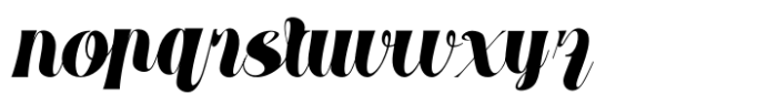 Gianha Forisa Italic Font LOWERCASE