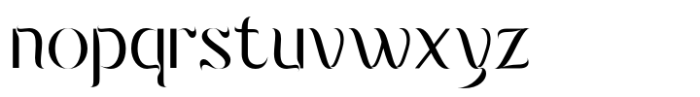 Gianlusy Font LOWERCASE