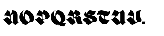 Giant Black Font UPPERCASE