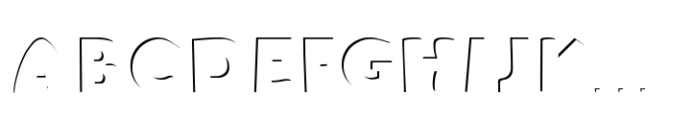 Giant Boys Shadow Font LOWERCASE