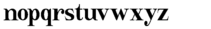 Giantrick Black Condensed Font LOWERCASE