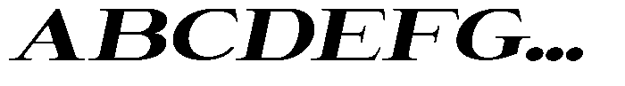 Giantrick Black Expanded Slanted Font UPPERCASE