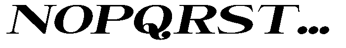 Giantrick Black Expanded Slanted Font UPPERCASE