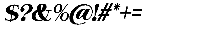 Giantrick Black Semi Condensed Slanted Font OTHER CHARS