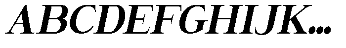 Giantrick Black Semi Condensed Slanted Font UPPERCASE