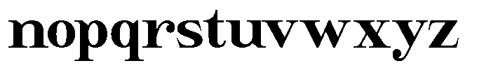 Giantrick Black Semi Condensed Font LOWERCASE