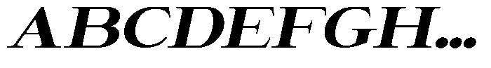 Giantrick Black Semi Expanded Slanted Font UPPERCASE