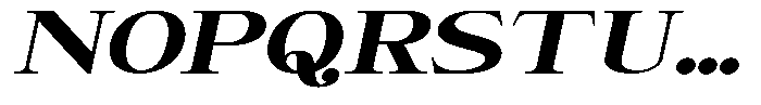 Giantrick Black Semi Expanded Slanted Font UPPERCASE