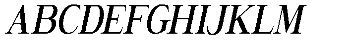 Giantrick Bold Condensed Slant Font UPPERCASE