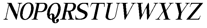 Giantrick Bold Condensed Slant Font UPPERCASE