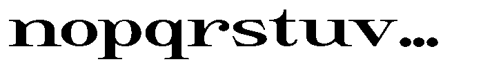 Giantrick Bold Expanded Font LOWERCASE