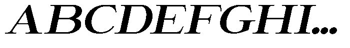 Giantrick Bold Semi Expanded Slanted Font UPPERCASE