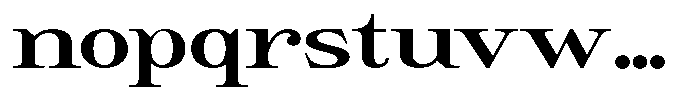 Giantrick Bold Semi Expanded Font LOWERCASE