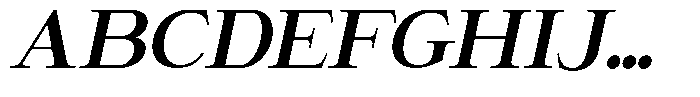 Giantrick Bold Slanted Font UPPERCASE
