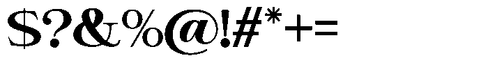 Giantrick Bold Font OTHER CHARS