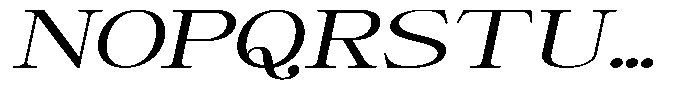 Giantrick Expanded Slanted Font UPPERCASE