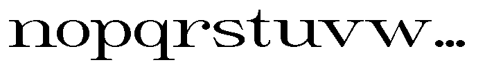 Giantrick Expanded Font LOWERCASE