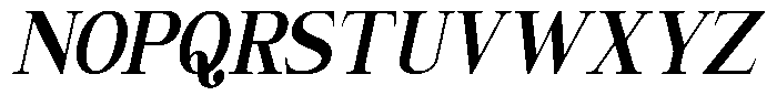 Giantrick Extra Bold Condensed Slanted Font UPPERCASE