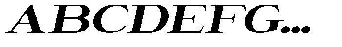 Giantrick Extra Bold Expanded Slanted Font UPPERCASE