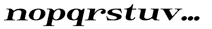 Giantrick Extra Bold Expanded Slanted Font LOWERCASE