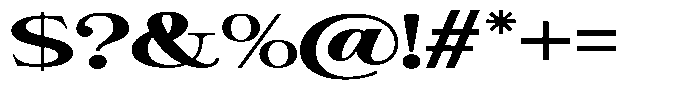 Giantrick Extra Bold Expanded Font OTHER CHARS